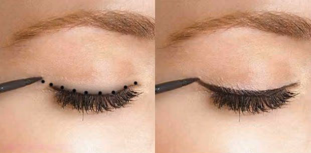 Kolay eyeliner sürme teknikleri